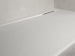 Bac douche italienne design, avec évacuation d'eau en angle, Largeur 110 à 200 x l. 70 à 90 cm, anti glissant, fabrication sur mesure, LIVRAISON OFFERT
